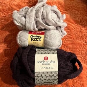 Bundle of Stitch Studio Supreme and Premier Couture Jazz yarn